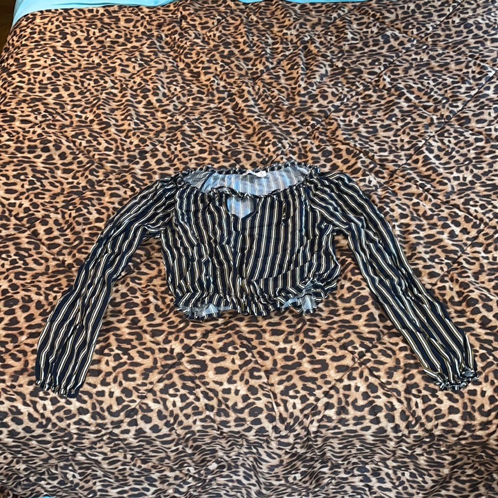 Striped Hollister top
